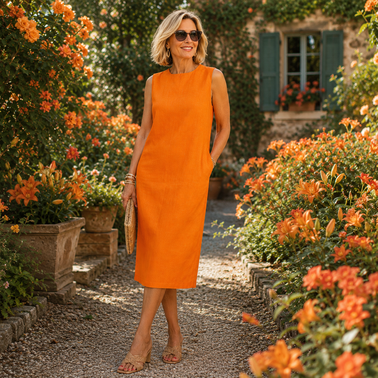 Maureen™ Midi Dress with pockets – Madison & Paige Toronto