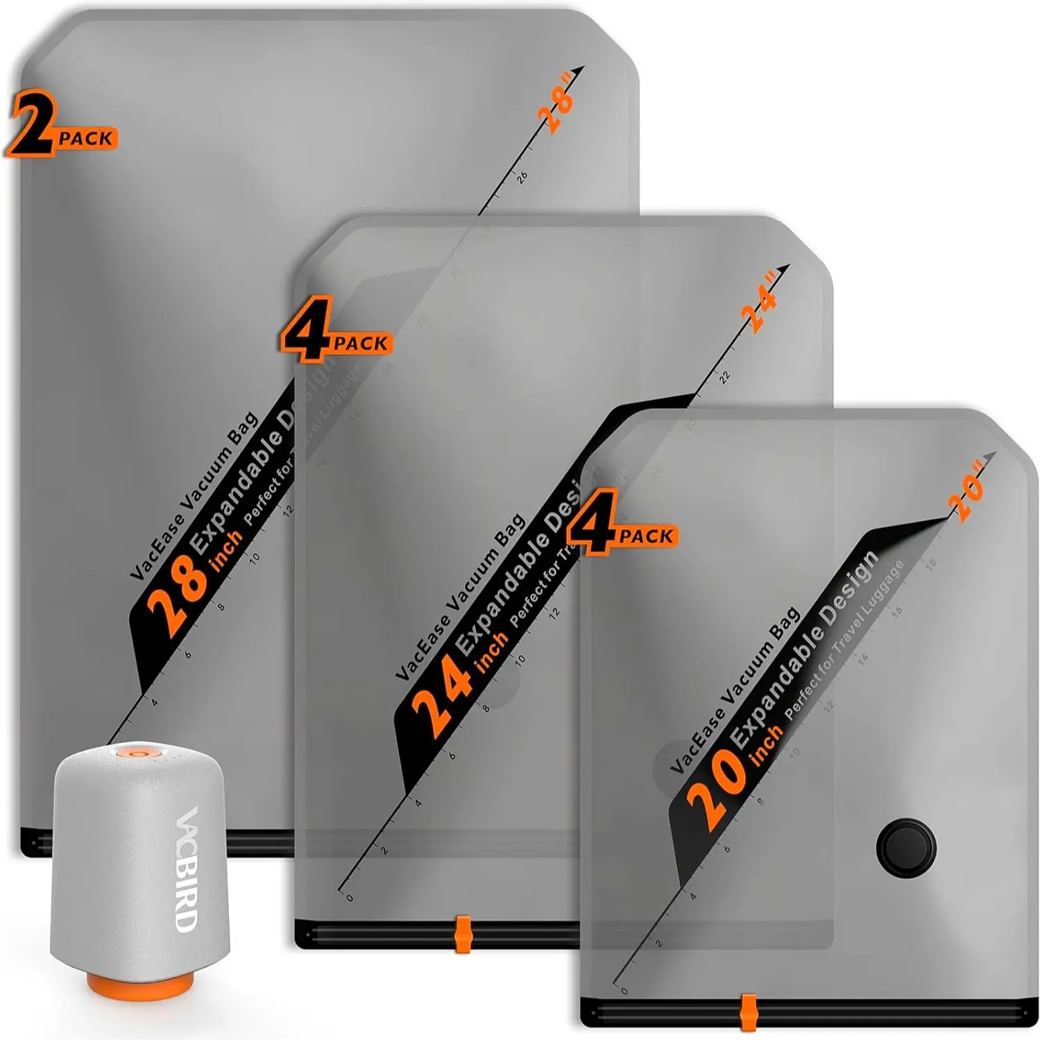 Wireless Vacuum Storage Bags for Travel & Home