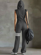 Selene | Hooded Sporty Jumpsuit