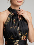 Sienne | Floral Halter Midi Dress