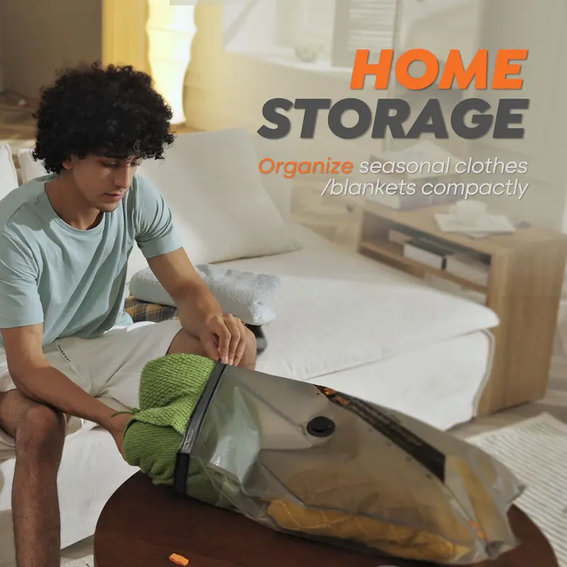 Wireless Vacuum Storage Bags for Travel & Home