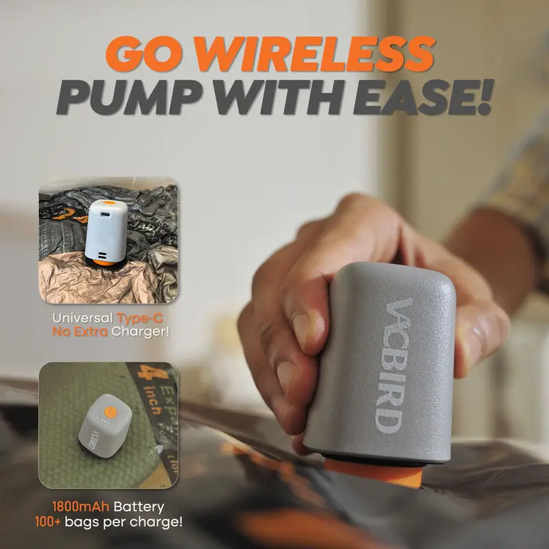 Wireless Vacuum Storage Bags for Travel & Home