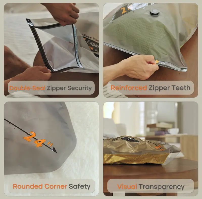 Wireless Vacuum Storage Bags for Travel & Home