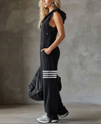 Selene | Hooded Sporty Jumpsuit