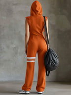 Selene | Hooded Sporty Jumpsuit