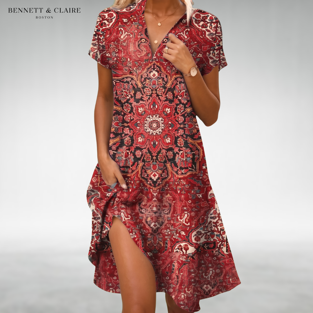 Moira™ Lightweight Comfort Midi Dress