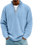 Delacroix™ Ribbed Zip Sweater
