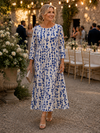 Sarah | Effortless Floral Midi Dress