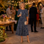 Sarah | Effortless Floral Midi Dress