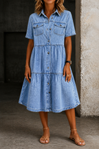 Sophia | Casual Elegant Denim Dress