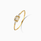 Lioravelle | Violet Diamond Ring 18k Gold