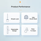 High Efficient Silicone Toilet Brush