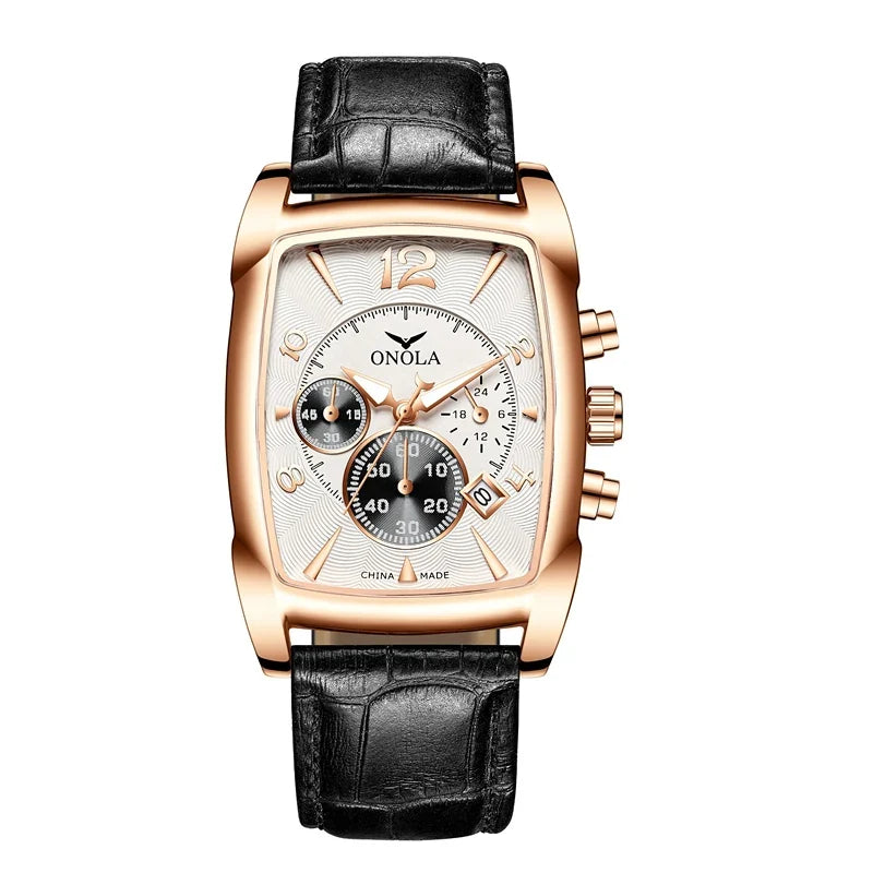 Classic St. Andrews Leather Strap Watch, 45mm