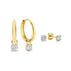 Krizalyssa | Diamond Pendant Earrings 18k Gold