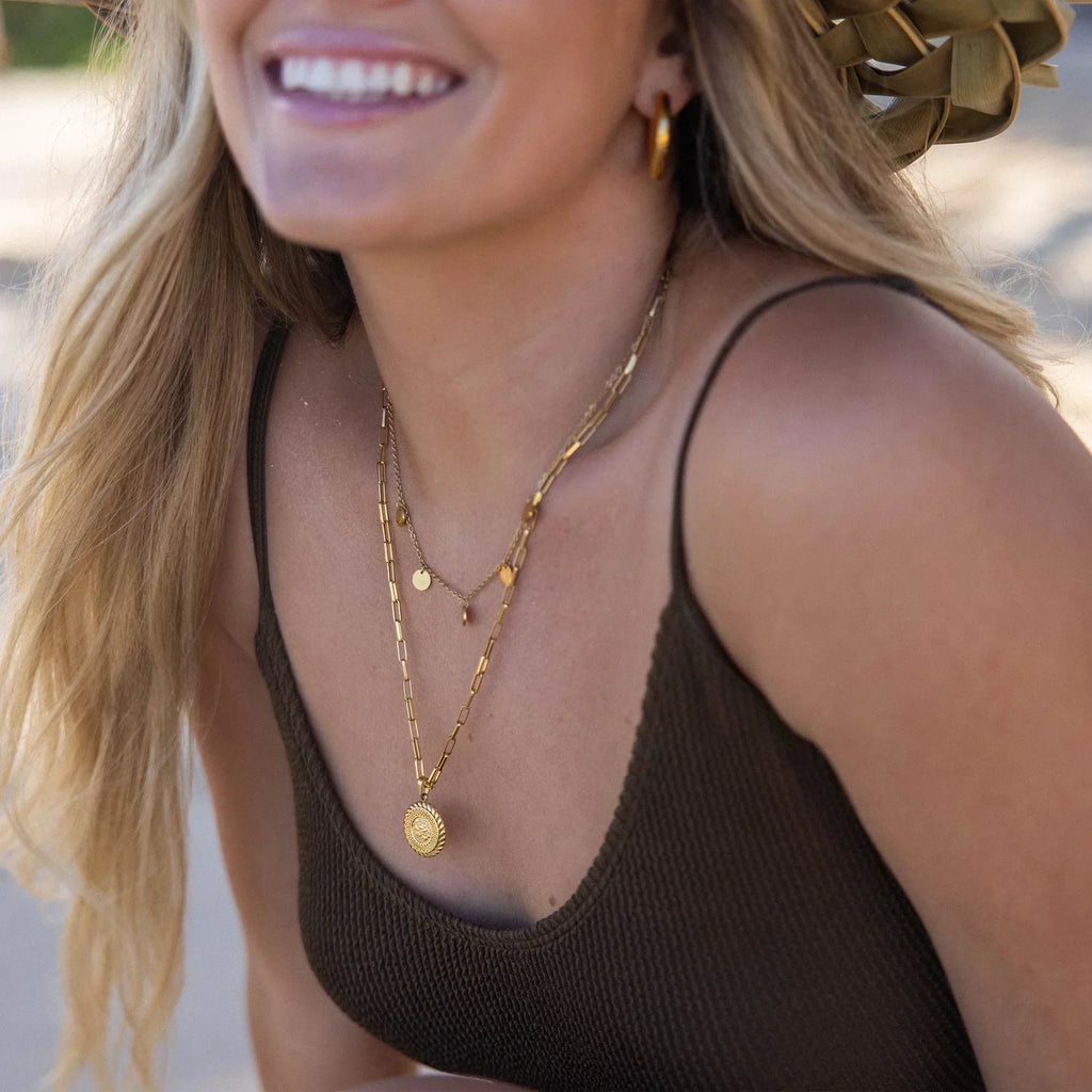 Thessalya | Buddha 18k Gold Necklace