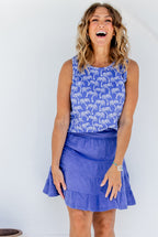 Comfortable Cotton Vacation Ruffle Skirt
