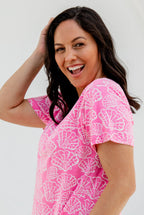 Fan Shell Cotton Dress