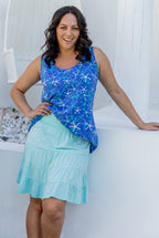 Comfortable Cotton Vacation Ruffle Skirt