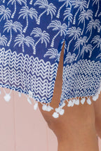 Marigot Bay Palm Tree Cotton Tunic Dress