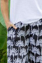 Umbrella Palm Cotton Pants