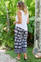 Umbrella Palm Cotton Pants
