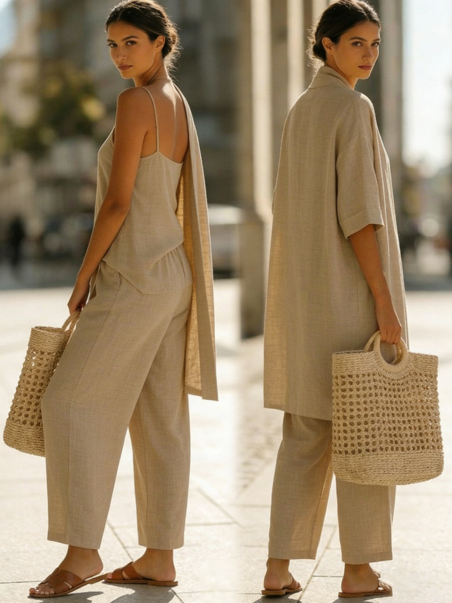 Isa | Effortless Cotton Three-Piece Set