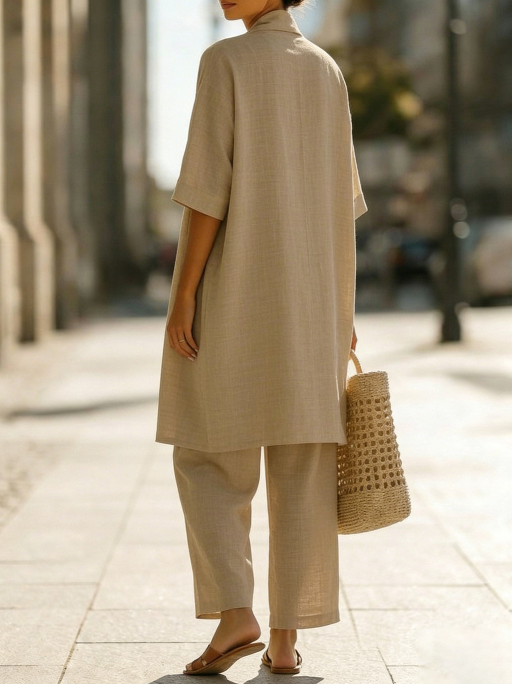 Isa | Effortless Cotton Three-Piece Set
