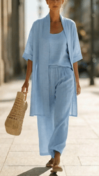 Isa | Effortless Cotton Three-Piece Set