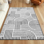 Soft Arch Pattern Area Rug