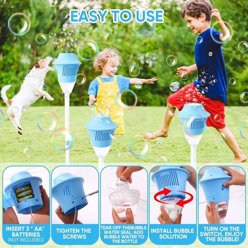 Automatic Handheld Bubble Machine for Kids