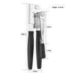 Ergonomic Manual Can Opener with 360° Rotating Handle