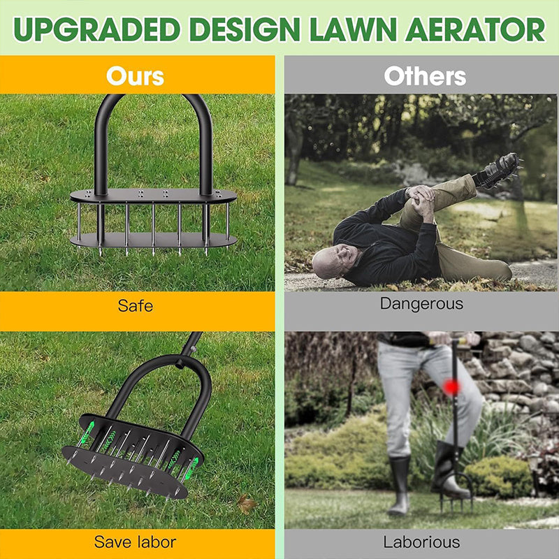 Heavy-Duty Lawn Coring Aerator