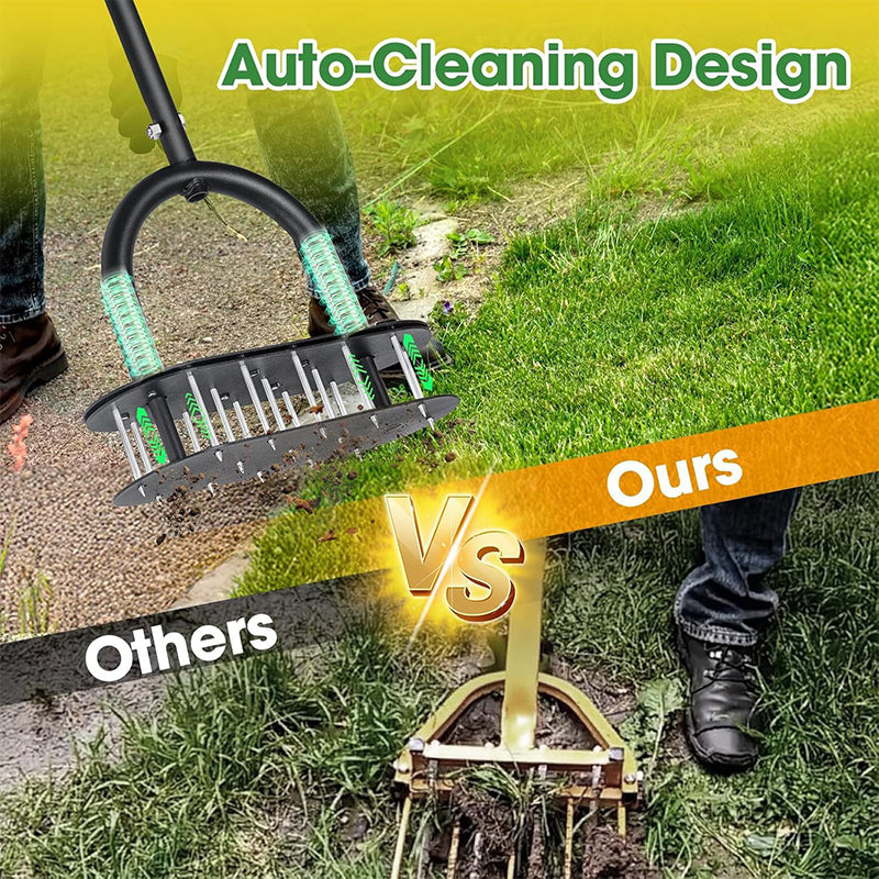Heavy-Duty Lawn Coring Aerator