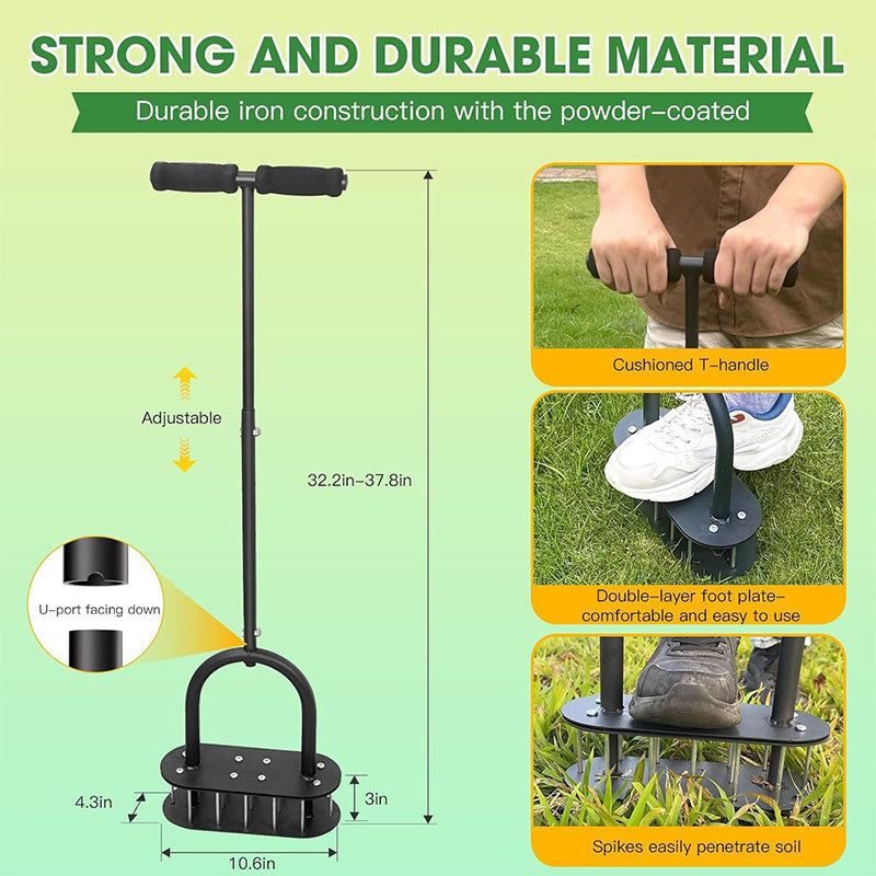 Heavy-Duty Lawn Coring Aerator